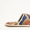 Mule Ta Chambre en tissu denim Voyage Imaginaire
