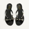 Mules en caoutchouc Rockstud
