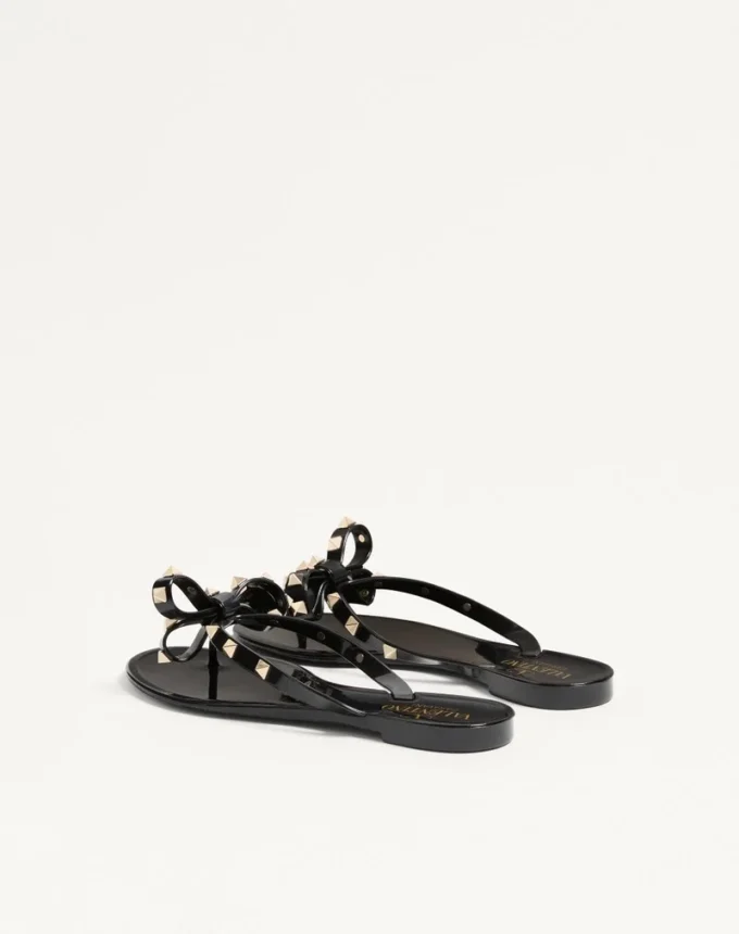 Mules en caoutchouc Rockstud
