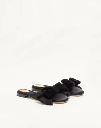 Mules en satin Reinette