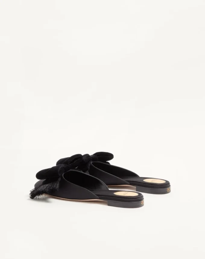 Mules en satin Reinette