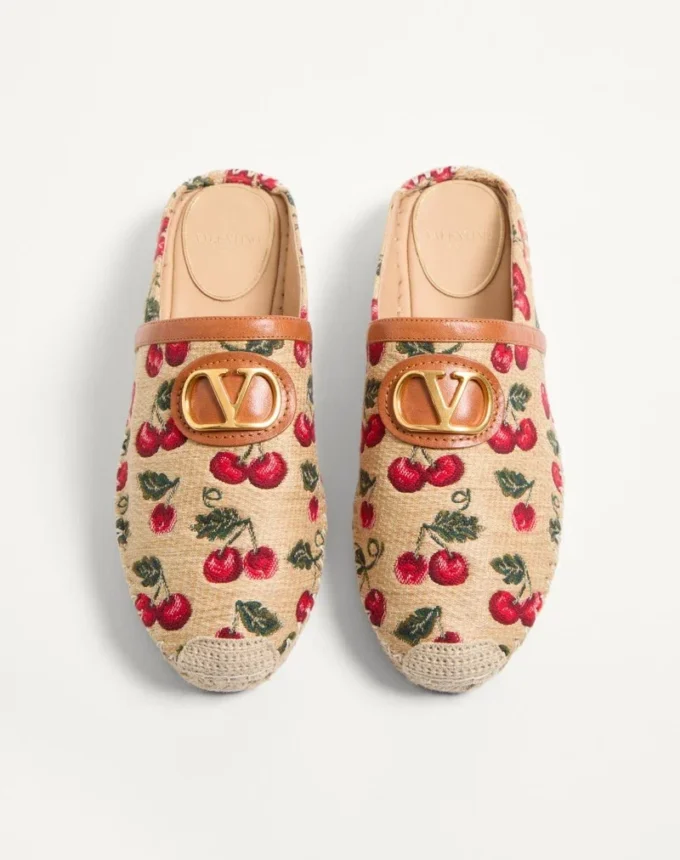 Mules Vlogo Signature à motif Cherryfic 25 mm Mules Vlogo Signature à motif Cherryfic 25 mm