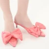 Mules Yolande en satin 45 mm Mules Yolande en satin 45 mm