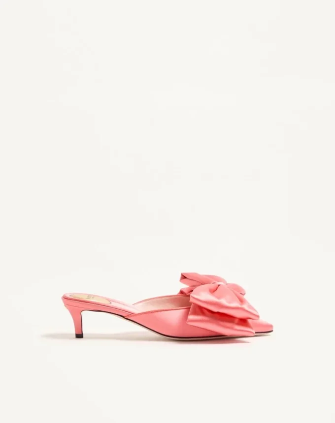 Mules Yolande en satin 45 mm Mules Yolande en satin 45 mm