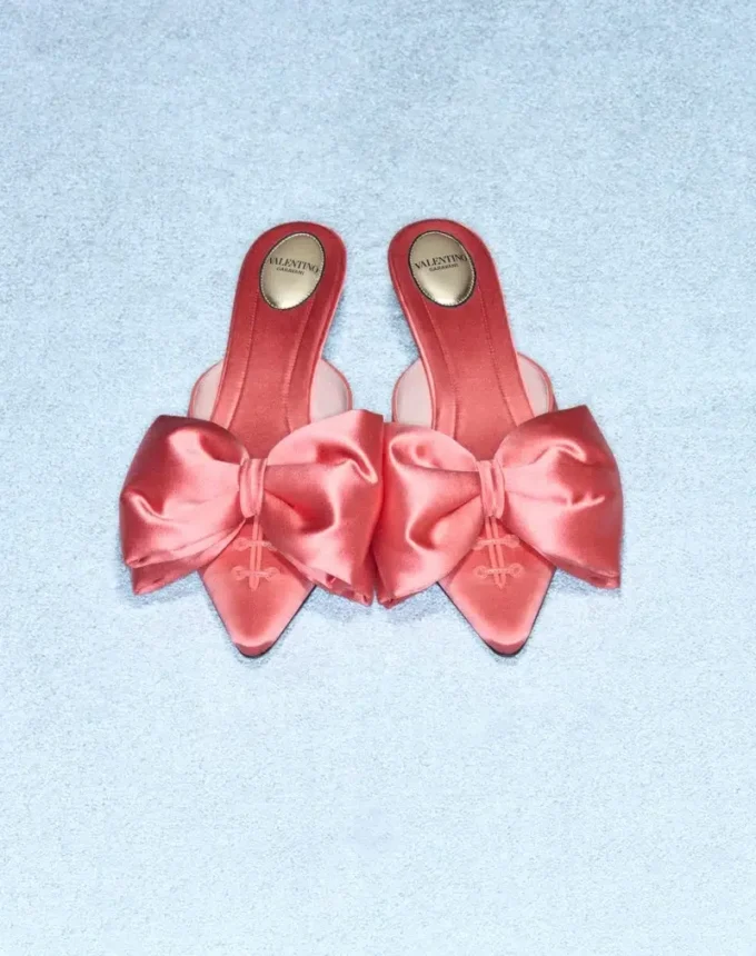 Mules Yolande en satin 45 mm Mules Yolande en satin 45 mm