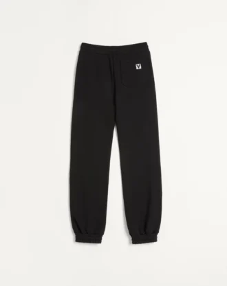 Pantalon de jogging en coton avec patch Chez Valentino