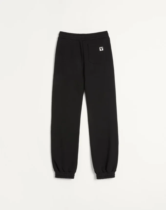 Pantalon de jogging en coton avec patch Chez Valentino Pantalon de jogging en coton avec patch Chez Valentino