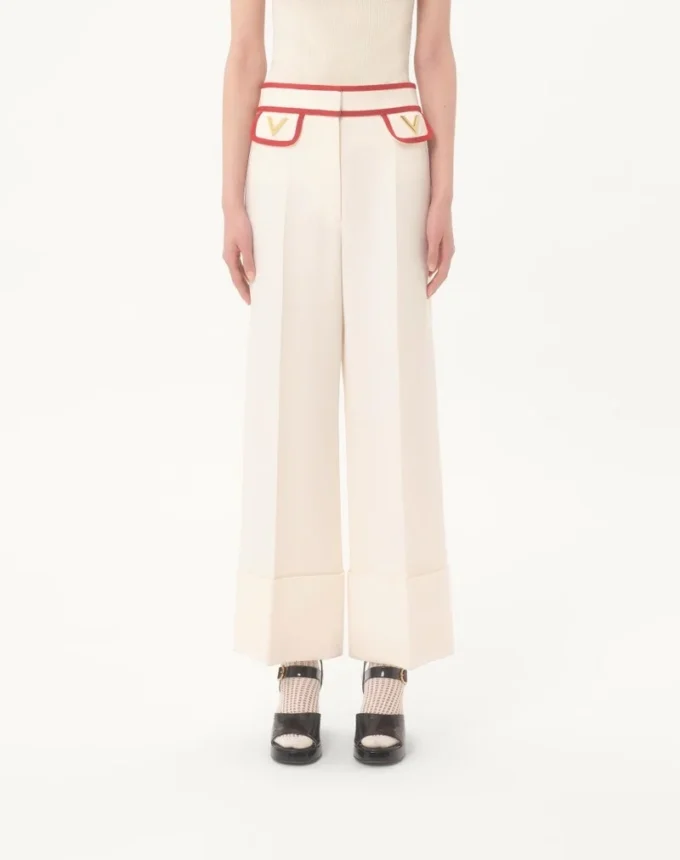 Pantalon en crêpe couture Pantalon en crêpe couture