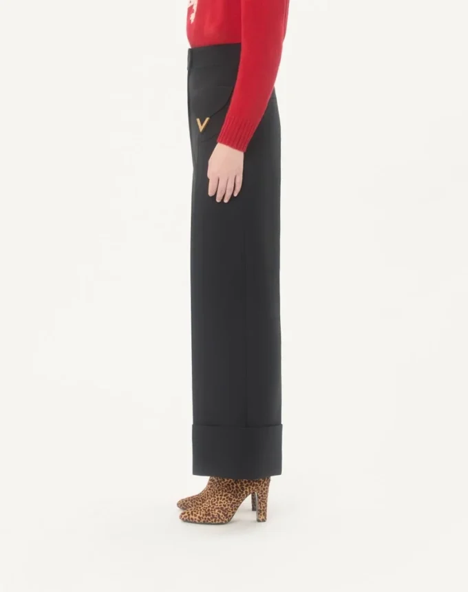 Pantalon en crêpe couture Pantalon en crêpe couture