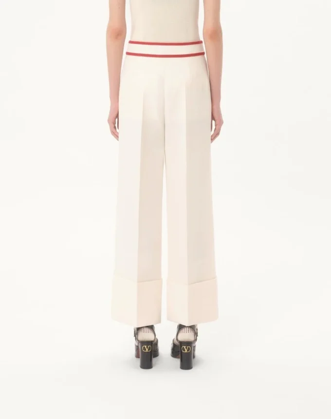 Pantalon en crêpe couture Pantalon en crêpe couture
