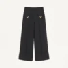 Pantalon en crêpe couture Pantalon en crêpe couture