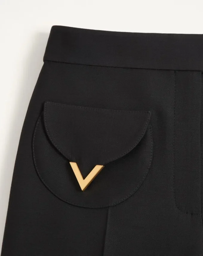 Pantalon en crêpe couture Pantalon en crêpe couture