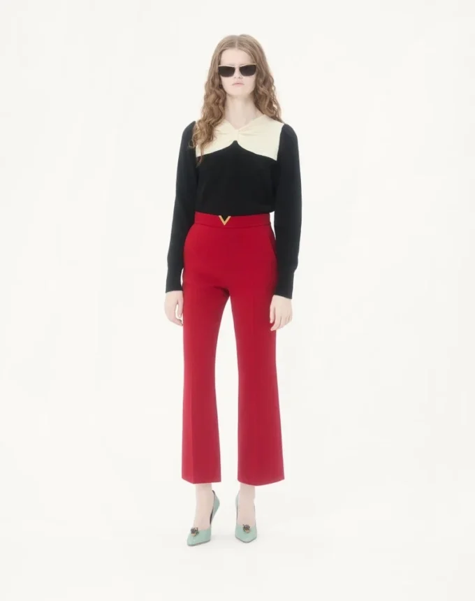 Pantalon en crêpe de laine Pantalon en crêpe de laine