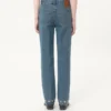 Pantalon en denim avec cabochons Pantalon en denim avec cabochons