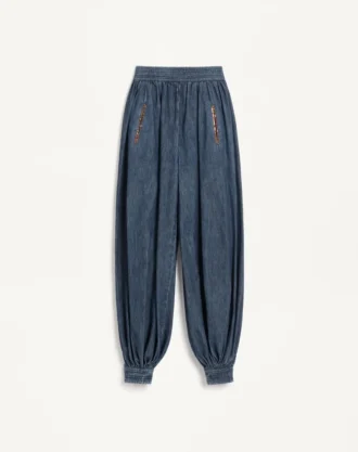 Pantalon en denim chambray