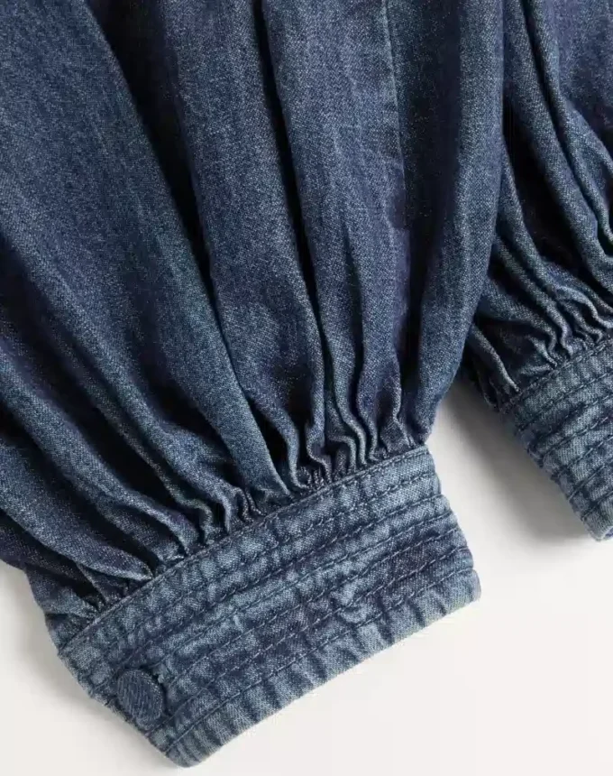 Pantalon en denim chambray Pantalon en denim chambray