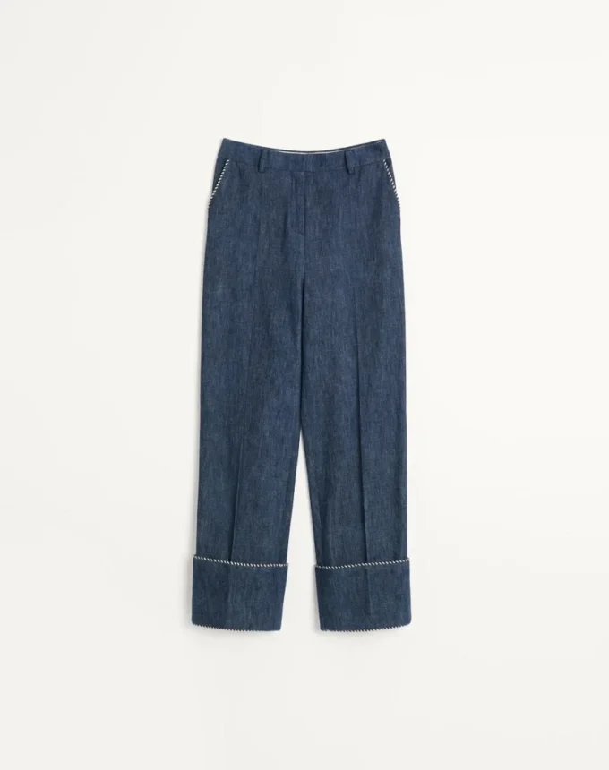 Pantalon en denim chambray Pantalon en denim chambray