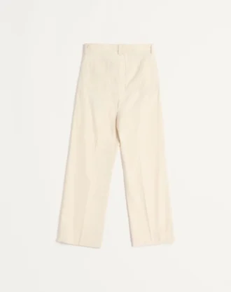 Pantalon en denim à revers