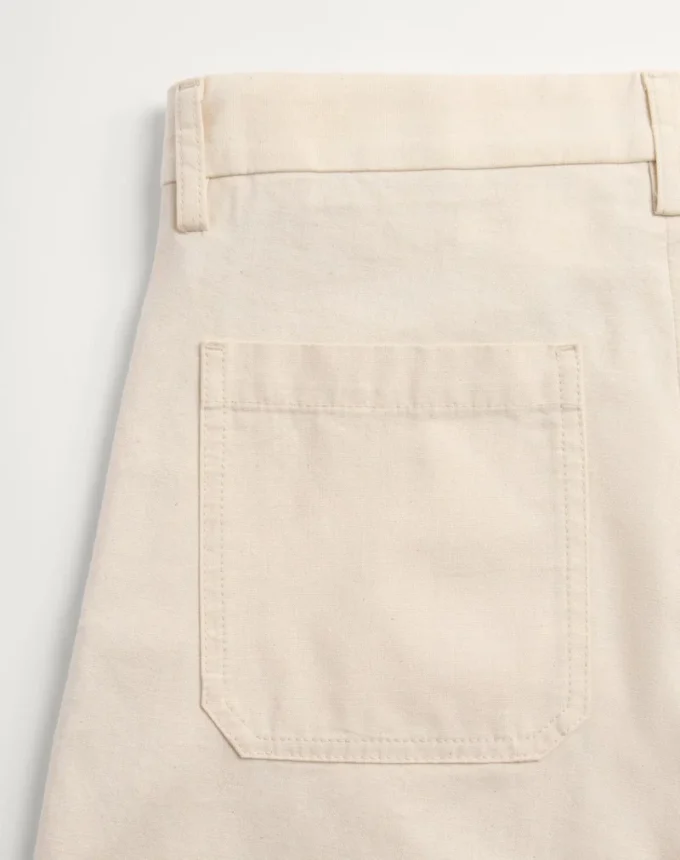 Pantalon en denim à revers Pantalon en denim à revers
