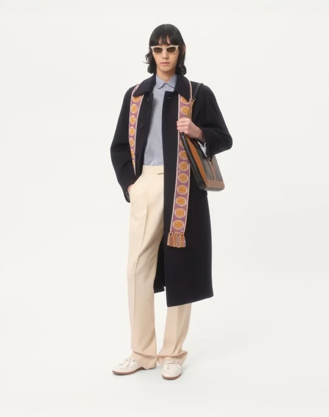 Pantalon en gabardine de laine Pantalon en gabardine de laine