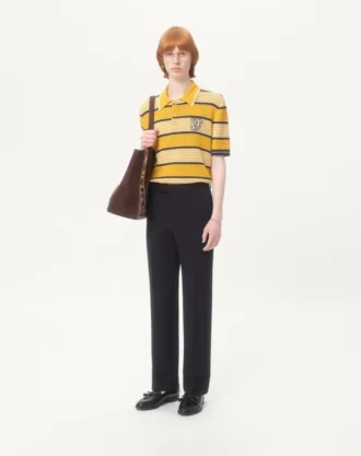 Pantalon en gabardine de laine