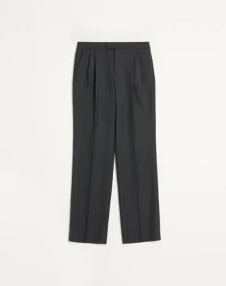 Pantalon en gabardine de laine