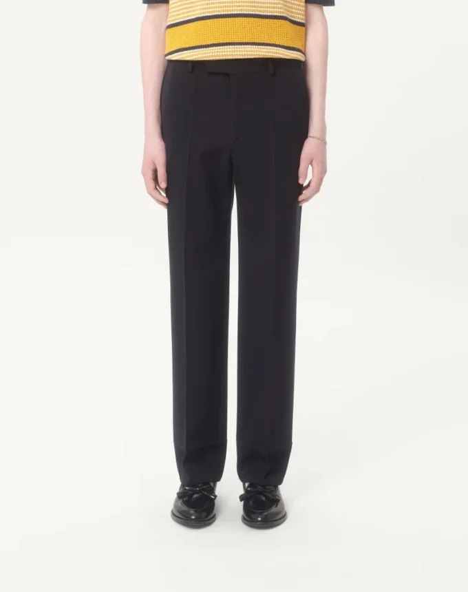 Pantalon en gabardine de laine Pantalon en gabardine de laine
