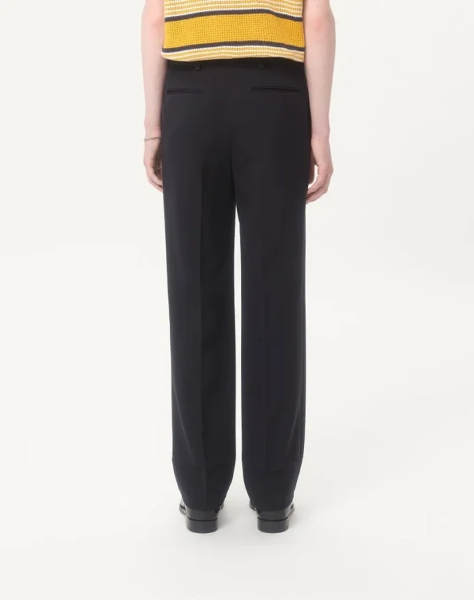 Pantalon en gabardine de laine Pantalon en gabardine de laine