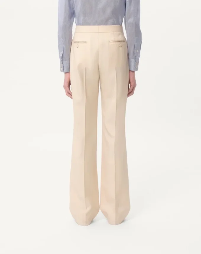 Pantalon en gabardine de laine Pantalon en gabardine de laine