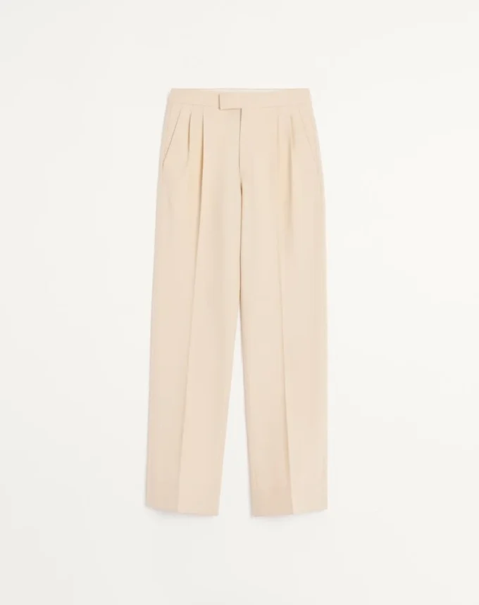 Pantalon en gabardine de laine Pantalon en gabardine de laine