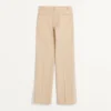 Pantalon en gabardine de laine à revers Pantalon en gabardine de laine à revers