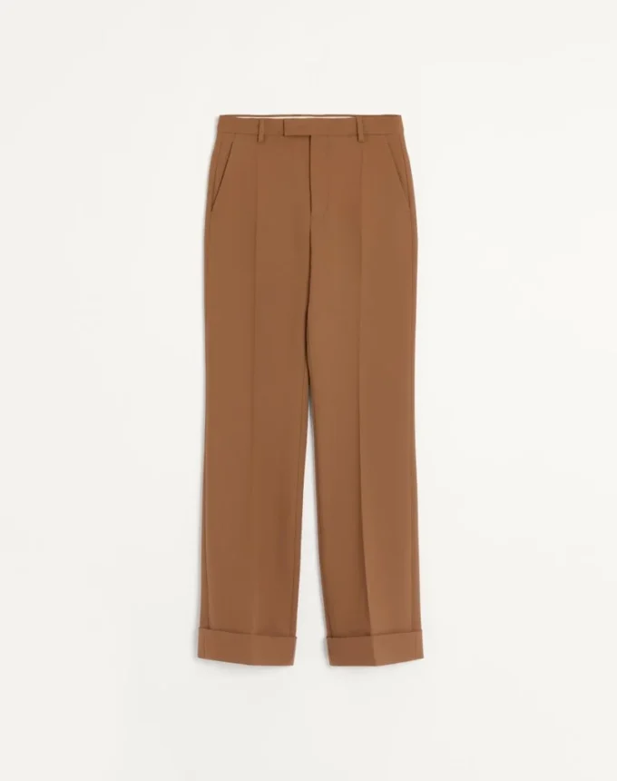 Pantalon en gabardine à revers en nylon Pantalon en gabardine à revers en nylon