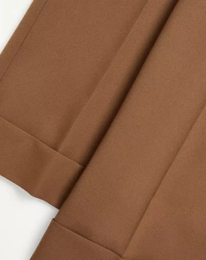 Pantalon en gabardine à revers en nylon Pantalon en gabardine à revers en nylon