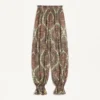 Pantalon en georgette imprimé cachemire Voyage Imaginaire Pantalon en georgette imprimé cachemire Voyage Imaginaire