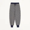 Pantalon en laine jacquard Toute La V Pantalon en laine jacquard Toute La V