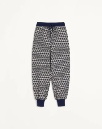 Pantalon en laine jacquard Toute La V
