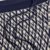 Pantalon en laine jacquard Toute La V Pantalon en laine jacquard Toute La V