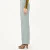 Pantalon en laine légère à carreaux Pantalon en laine légère à carreaux