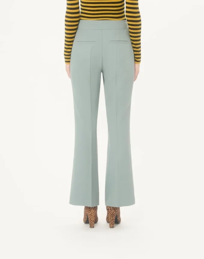 Pantalon en laine légère à carreaux Pantalon en laine légère à carreaux