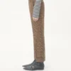 Pantalon en laine à motif Glen Plaid et revers Valentino Pantalon en laine à motif Glen Plaid et revers Valentino