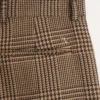 Pantalon en laine à motif Glen Plaid et revers Valentino Pantalon en laine à motif Glen Plaid et revers Valentino