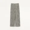 Pantalon en laine à motif pied-de-poule Pantalon en laine à motif pied-de-poule