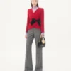 Pantalon en laine moulinée Pantalon en laine moulinée