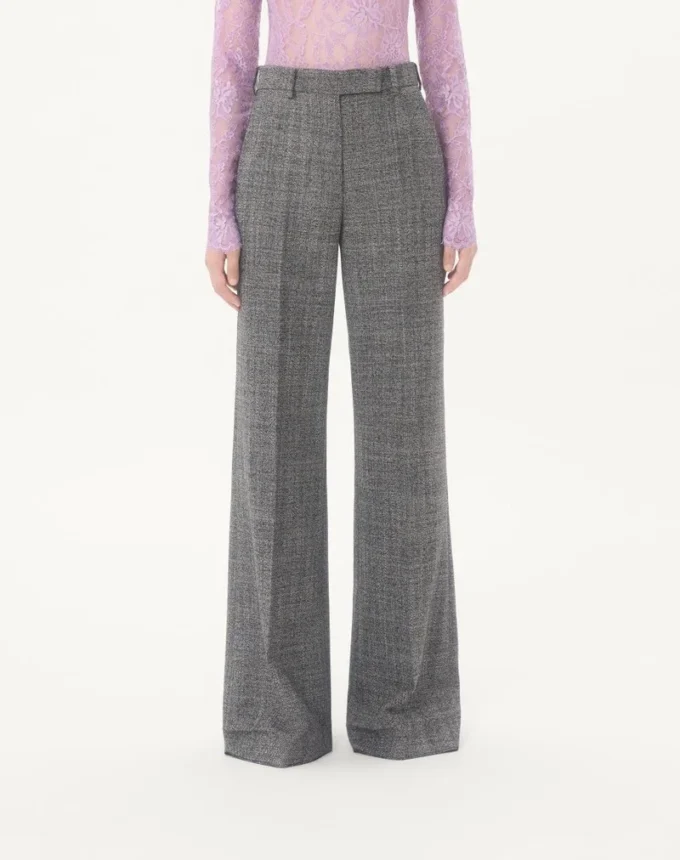 Pantalon en laine moulinée Pantalon en laine moulinée