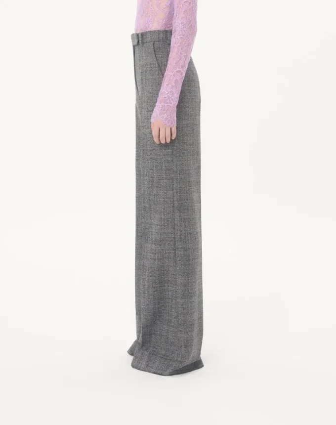 Pantalon en laine moulinée Pantalon en laine moulinée