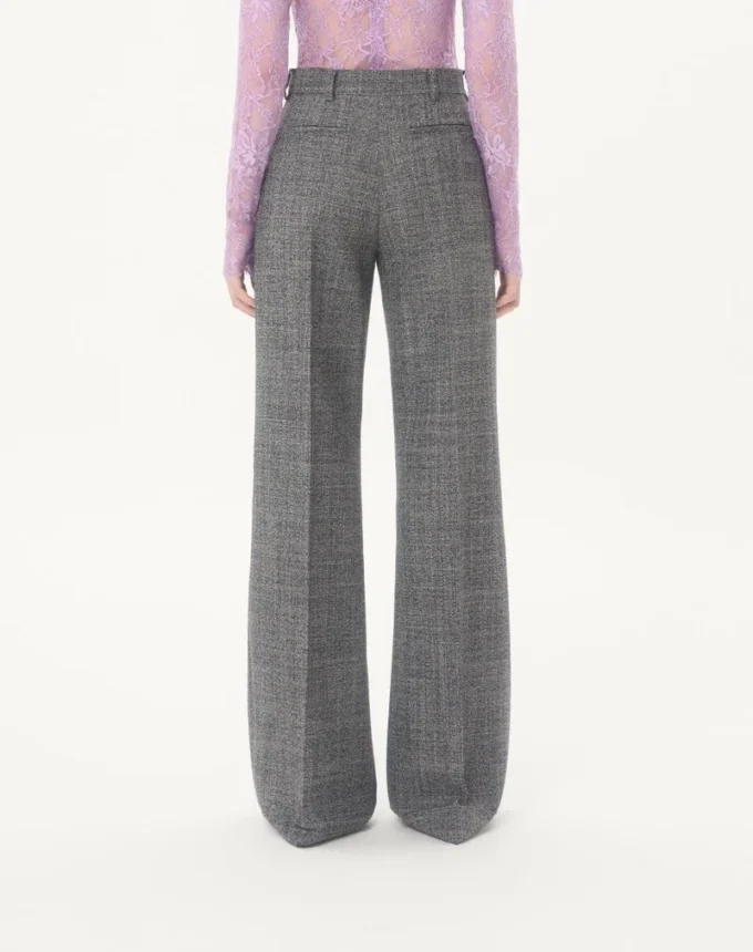 Pantalon en laine moulinée Pantalon en laine moulinée