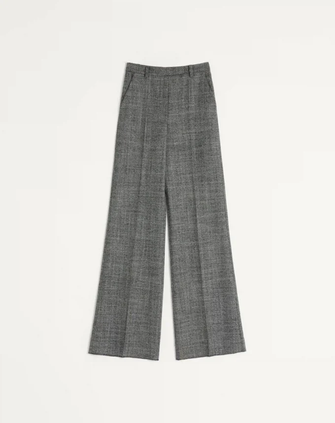 Pantalon en laine moulinée Pantalon en laine moulinée