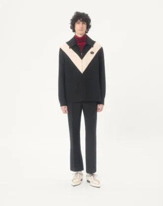 Pantalon en laine à revers Valentino Pantalon en laine à revers Valentino