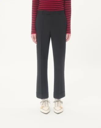 Pantalon en laine à revers Valentino Pantalon en laine à revers Valentino