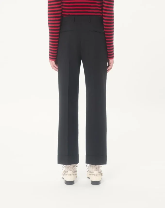 Pantalon en laine à revers Valentino Pantalon en laine à revers Valentino